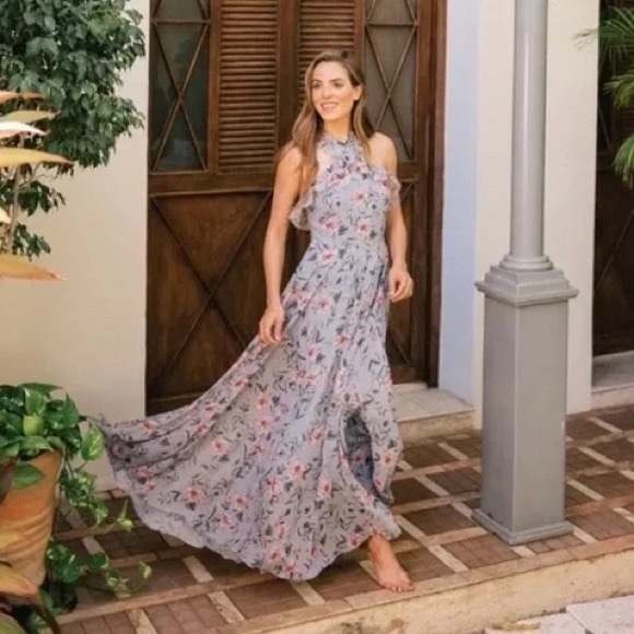 GAL MEETS GLAM ELLA Floral Dress 8 - Picture 2 of 8